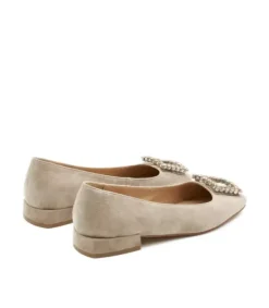 Zapatos Planos*Alma en Pena Comprar Bailarina Con Adorno Cuadrado