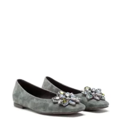 Zapatos Planos*Alma en Pena Comprar Bailarina Con Adorno De Flores