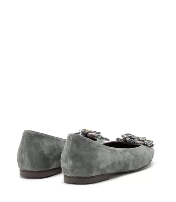 Zapatos Planos*Alma en Pena Comprar Bailarina Con Adorno De Flores