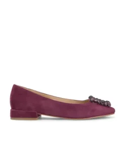 Zapatos Planos*Alma en Pena Comprar Bailarina Con Adorno Cuadrado