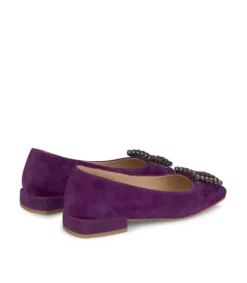 Zapatos Planos*Alma en Pena Comprar Bailarina Con Adorno Cuadrado