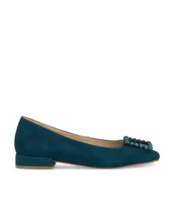 Zapatos Planos*Alma en Pena Comprar Bailarina Con Adorno Cuadrado