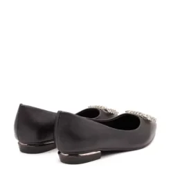 Zapatos Planos Azules*Alma en Pena Comprar Bailarina Con Broche De Pedreria