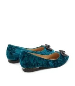 Zapatos Planos Azules*Alma en Pena Comprar Bailarina Con Broche