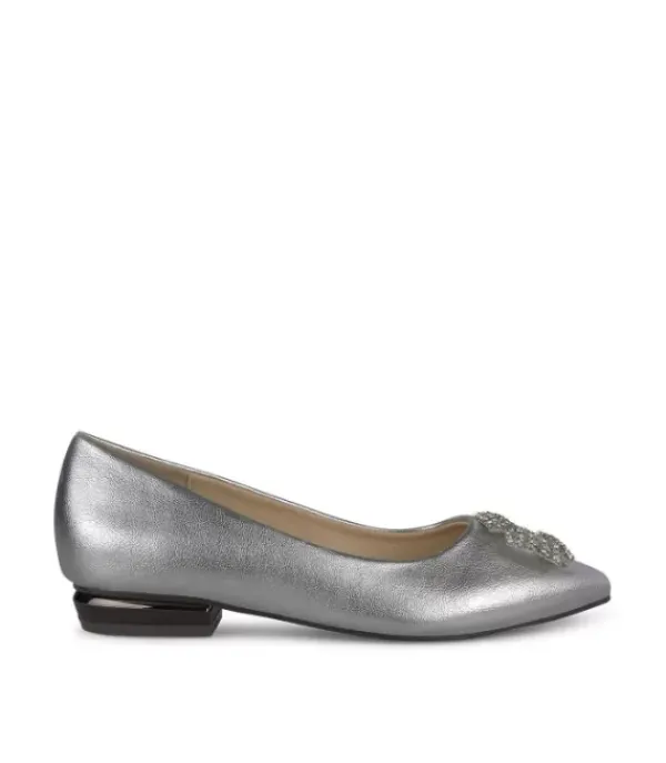 Zapatos Planos Azules*Alma en Pena Comprar Bailarina Con Broche De Pedreria
