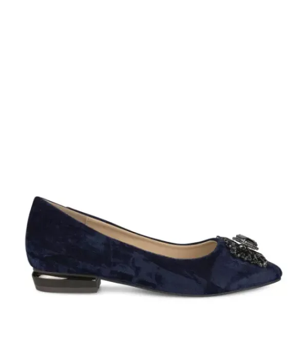 Zapatos Planos Azules*Alma en Pena Comprar Bailarina Con Broche