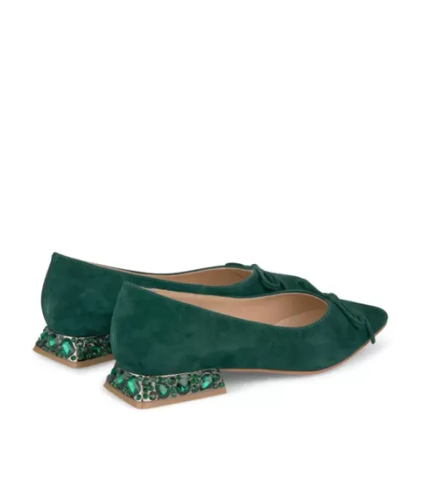 Zapatos Planos*Alma en Pena Comprar Bailarina Con Tacón Pedreria