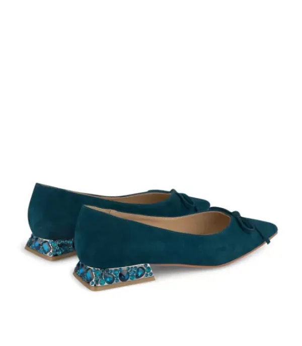 Zapatos Planos*Alma en Pena Comprar Bailarina Con Tacón Pedreria