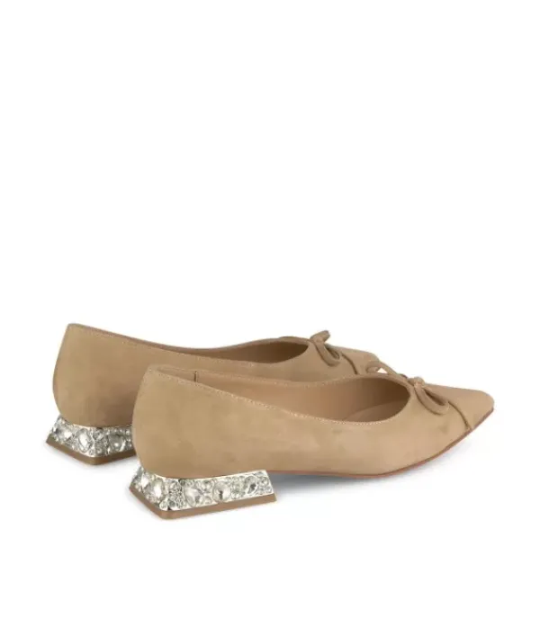 Zapatos Planos*Alma en Pena Comprar Bailarina Con Tacón Pedreria