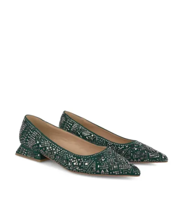 Zapatos Planos*Alma en Pena Comprar Bailarina Cubierta De Piedras