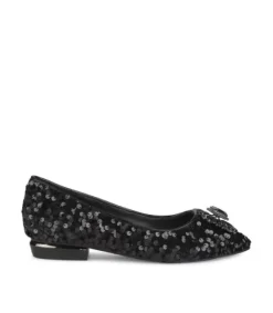 Zapatos Planos Azules*Alma en Pena Comprar Bailarina Cubierta De Lentejuelas