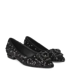 Zapatos Planos Azules*Alma en Pena Comprar Bailarina Cubierta De Lentejuelas