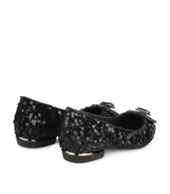 Zapatos Planos Azules*Alma en Pena Comprar Bailarina Cubierta De Lentejuelas