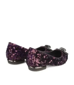Zapatos Planos Azules*Alma en Pena Comprar Bailarina Cubierta De Lentejuelas