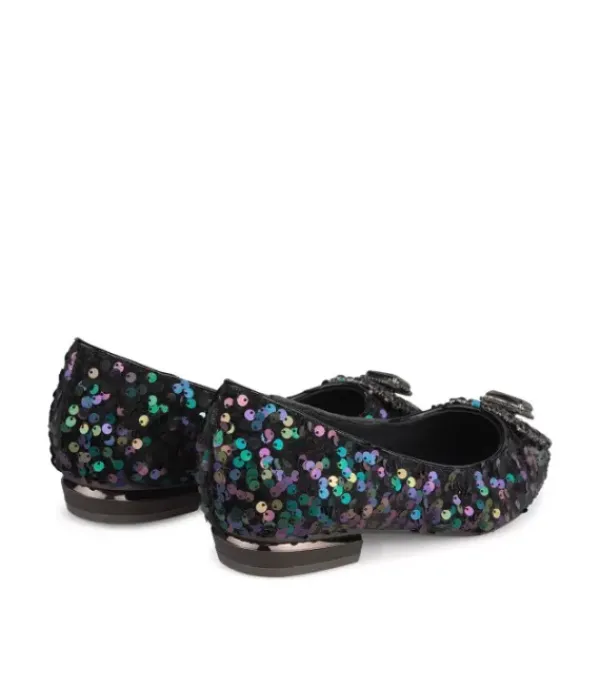 Zapatos Planos Azules*Alma en Pena Comprar Bailarina Cubierta De Lentejuelas