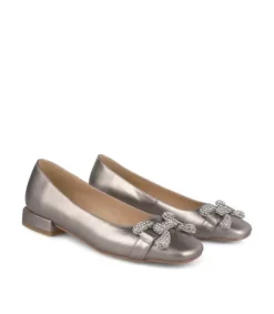 Zapatos Planos*Alma en Pena Comprar Bailarina De Piel Con Adorno