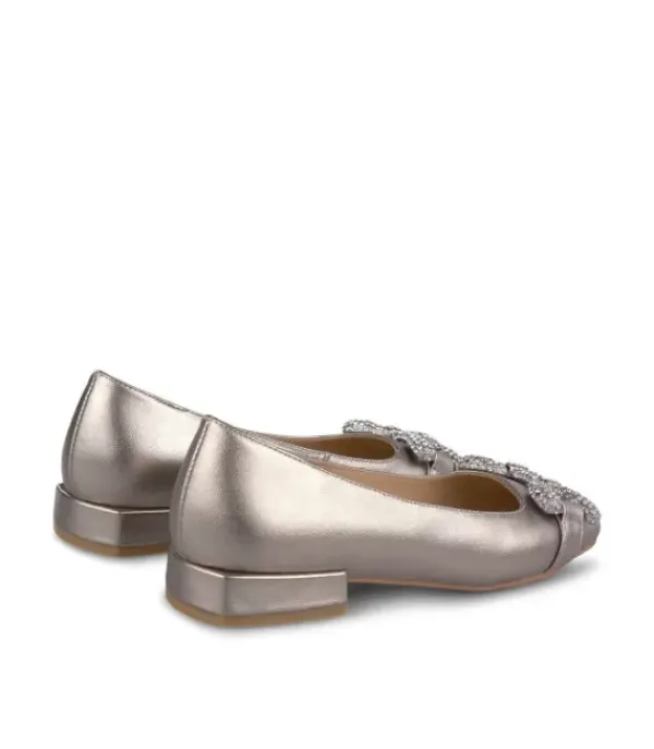 Zapatos Planos*Alma en Pena Comprar Bailarina De Piel Con Adorno
