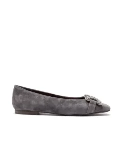 Zapatos Planos*Alma en Pena Comprar Bailarina De Piel Con Adorno