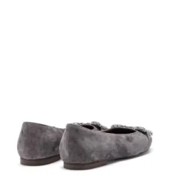 Zapatos Planos*Alma en Pena Comprar Bailarina De Piel Con Adorno