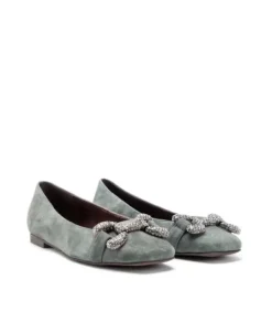 Zapatos Planos*Alma en Pena Comprar Bailarina De Piel Con Adorno