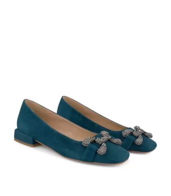 Zapatos Planos*Alma en Pena Comprar Bailarina De Piel Con Adorno