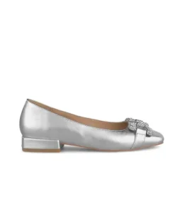 Zapatos Planos*Alma en Pena Comprar Bailarina De Piel Con Adorno