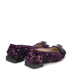 Zapatos Planos Azules*Alma en Pena Comprar Bailarina Lentejuelas