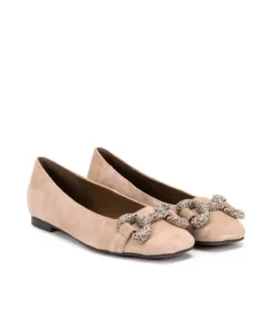 Zapatos Planos*Alma en Pena Comprar Bailarina Piel Con Adorno