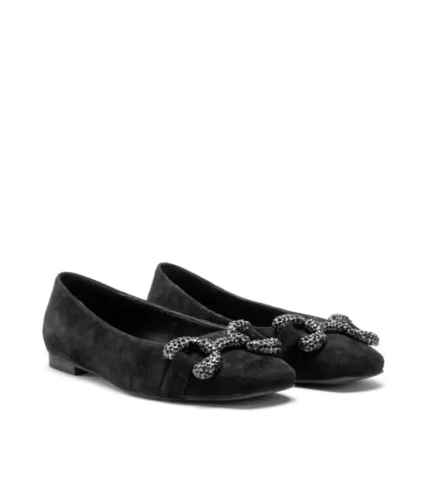 Zapatos Planos*Alma en Pena Comprar Bailarina Piel Con Adorno