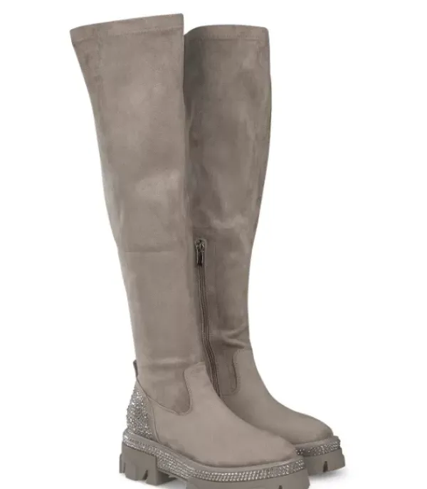 Botas Planas*Alma en Pena Comprar Bota Adornada Con Pedreria