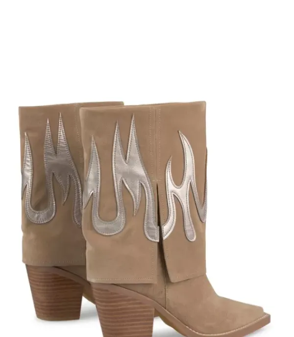 Botas Tacón*Alma en Pena Comprar Bota Bordado Fuego