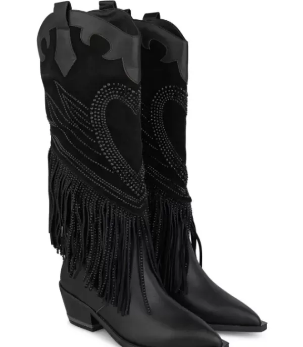 Botas Planas*Alma en Pena Comprar Bota Con Flecos