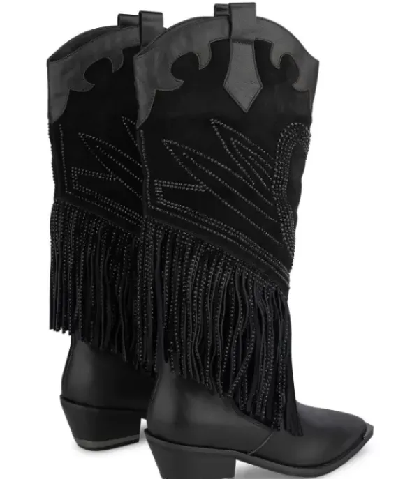 Botas Planas*Alma en Pena Comprar Bota Con Flecos