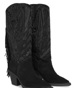 Botas Tacón*Alma en Pena Comprar Bota Con Flecos Traseros