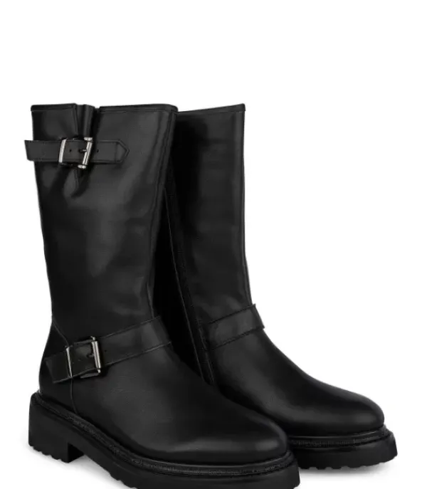Botas Planas*Alma en Pena Comprar Bota Con Hebillas Piel