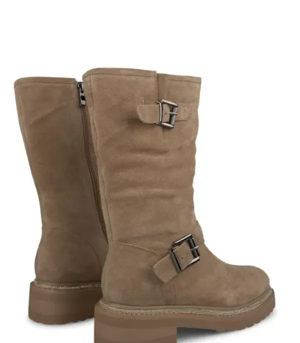 Botas Planas*Alma en Pena Comprar Bota Con Hebillas Piel