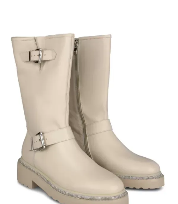 Botas Planas*Alma en Pena Comprar Bota Con Hebillas Piel