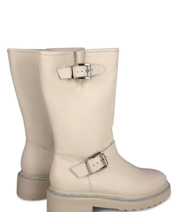 Botas Planas*Alma en Pena Comprar Bota Con Hebillas Piel