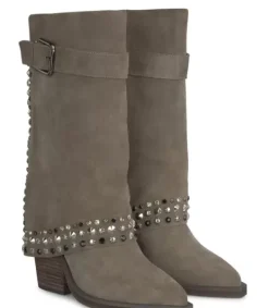 Botas Tacón*Alma en Pena Comprar Bota Con Tachuelas Y Hebilla