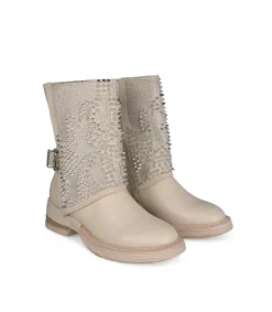 Botines Planos*Alma en Pena Comprar Bota Hebilla Con Tachuelas