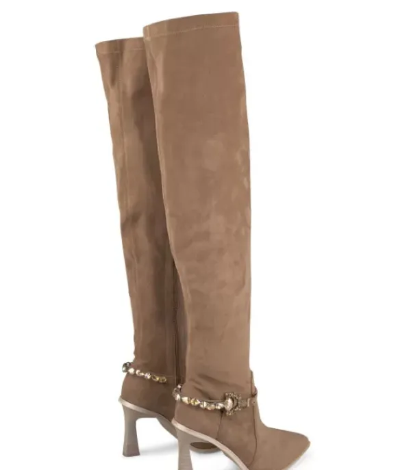 Botas Tacón*Alma en Pena Comprar Bota Mosquetera Tira Pedreria