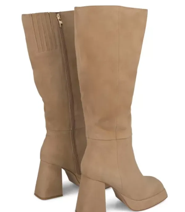 Botas Tacón*Alma en Pena Comprar Bota Piel Pierna Alta