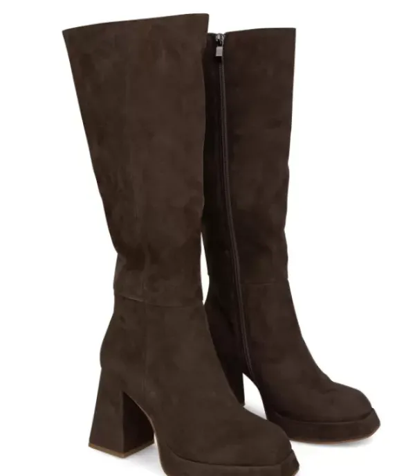 Botas Tacón*Alma en Pena Comprar Bota Piel Pierna Alta