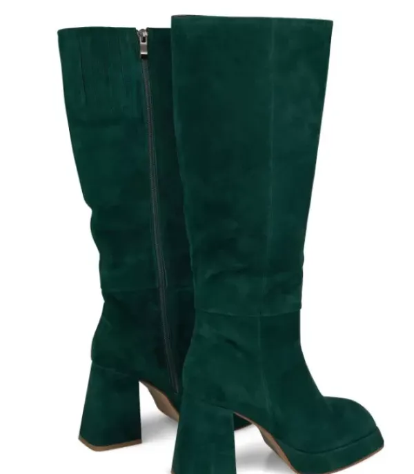 Botas Tacón*Alma en Pena Comprar Bota Piel Pierna Alta
