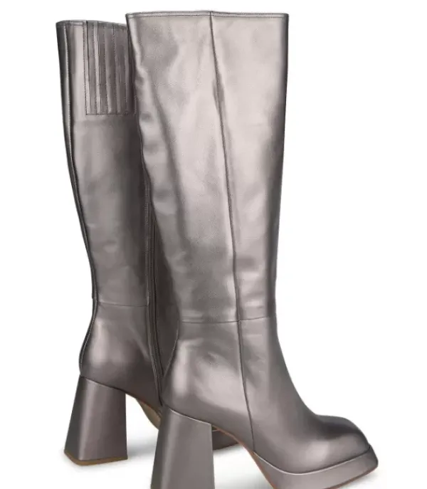 Botas Tacón*Alma en Pena Comprar Bota Piel Pierna Alta