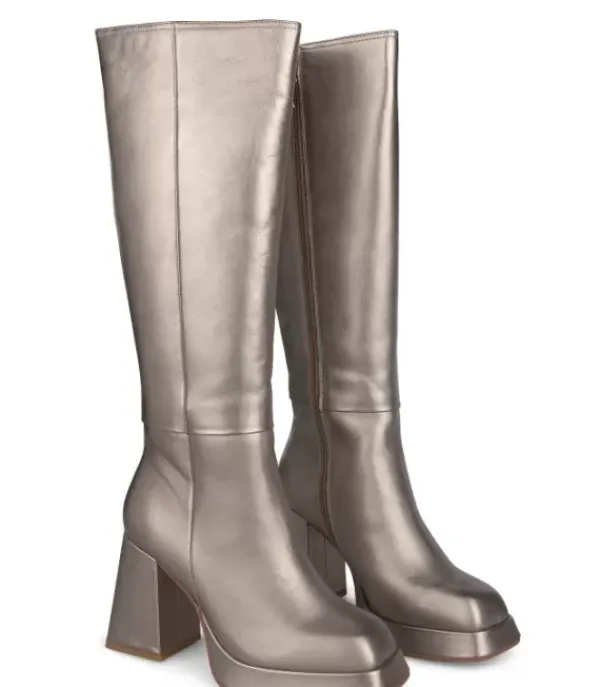 Botas Tacón*Alma en Pena Comprar Bota Piel Pierna Alta
