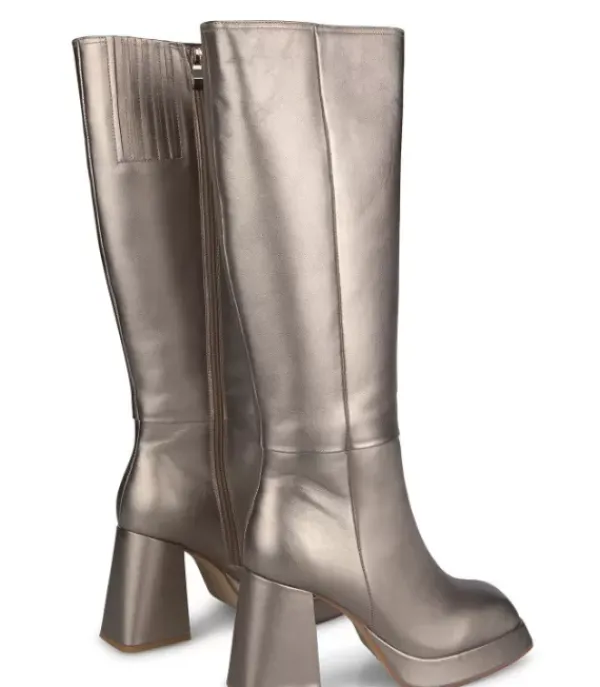 Botas Tacón*Alma en Pena Comprar Bota Piel Pierna Alta