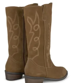 Botas Azules*Alma en Pena Comprar Bota Plana Con Bordado