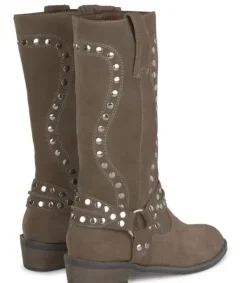 Botas Azules*Alma en Pena Comprar Bota Plana Con Tachuelas
