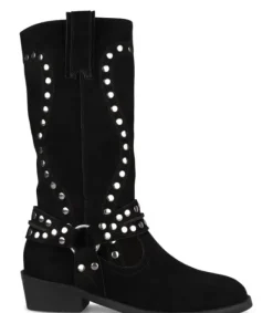 Botas Azules*Alma en Pena Comprar Bota Plana Con Tachuelas